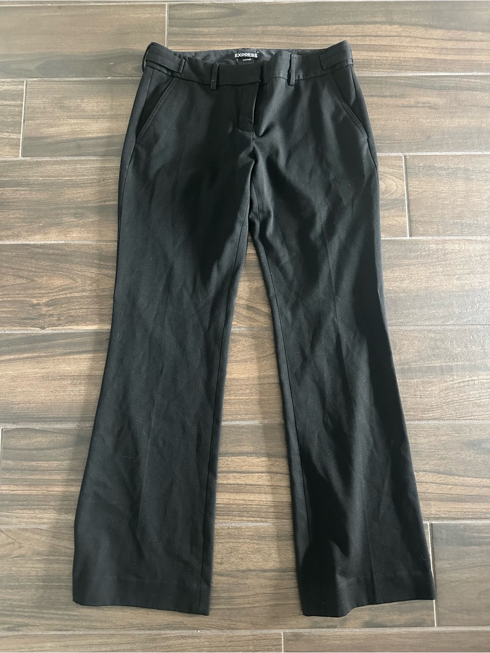 Express columnist Black bootcut Trousers for Women 2 short - Picture 2 of 6